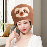 Maxbell Animal Hat Ski Hood Sloth Cap for Cold Weather Halloween Animal Themed Party
