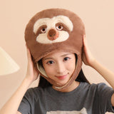 Maxbell Animal Hat Ski Hood Sloth Cap for Cold Weather Halloween Animal Themed Party