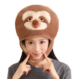 Maxbell Animal Hat Ski Hood Sloth Cap for Cold Weather Halloween Animal Themed Party