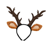 Maxbell Deer Antlers Headband Headdress for Stage Performance Theme Parties Carnival