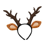 Maxbell Deer Antlers Headband Headdress for Stage Performance Theme Parties Carnival