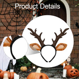 Maxbell Deer Antlers Headband Headdress for Stage Performance Theme Parties Carnival