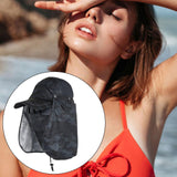 Maxbell Sun Cap for Men Women Detachable Neck Flap and Face Cover for Outdoor Sports Style A