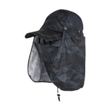 Maxbell Sun Cap for Men Women Detachable Neck Flap and Face Cover for Outdoor Sports Style A