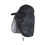 Maxbell Sun Cap for Men Women Detachable Neck Flap and Face Cover for Outdoor Sports Style A