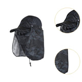 Maxbell Sun Cap for Men Women Detachable Neck Flap and Face Cover for Outdoor Sports Style A