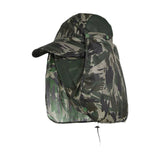 Maxbell Sun Cap for Men Women Detachable Neck Flap and Face Cover for Outdoor Sports Style D