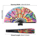 Maxbell Foldable Hand Fan Novelty Kung Fu Fan for Wedding Stage Performance Birthday Flower