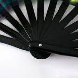 Maxbell Foldable Hand Fan Novelty Kung Fu Fan for Wedding Stage Performance Birthday Flower