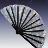 Maxbell Foldable Hand Fan Novelty Kung Fu Fan for Wedding Stage Performance Birthday Mushroom