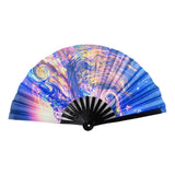 Maxbell Foldable Hand Fan Novelty Kung Fu Fan for Wedding Stage Performance Birthday Space