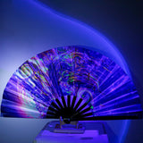Maxbell Foldable Hand Fan Novelty Kung Fu Fan for Wedding Stage Performance Birthday Space
