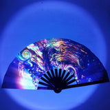 Maxbell Foldable Hand Fan Novelty Kung Fu Fan for Wedding Stage Performance Birthday Space