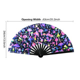 Maxbell Foldable Hand Fan Novelty Kung Fu Fan for Wedding Stage Performance Birthday Jellyfish