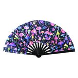 Maxbell Foldable Hand Fan Novelty Kung Fu Fan for Wedding Stage Performance Birthday Jellyfish