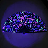 Maxbell Foldable Hand Fan Novelty Kung Fu Fan for Wedding Stage Performance Birthday Jellyfish