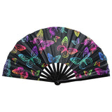 Maxbell Foldable Hand Fan Novelty Kung Fu Fan for Wedding Stage Performance Birthday Butterfly