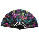 Maxbell Foldable Hand Fan Novelty Kung Fu Fan for Wedding Stage Performance Birthday Butterfly