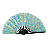 Maxbell Foldable Hand Fan Novelty Kung Fu Fan for Wedding Stage Performance Birthday Sun