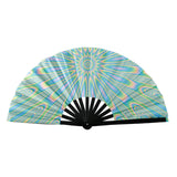 Maxbell Foldable Hand Fan Novelty Kung Fu Fan for Wedding Stage Performance Birthday Sun