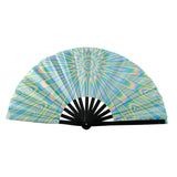 Maxbell Foldable Hand Fan Novelty Kung Fu Fan for Wedding Stage Performance Birthday Sun