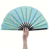 Maxbell Foldable Hand Fan Novelty Kung Fu Fan for Wedding Stage Performance Birthday Sun