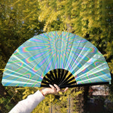 Maxbell Foldable Hand Fan Novelty Kung Fu Fan for Wedding Stage Performance Birthday Sun