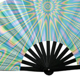 Maxbell Foldable Hand Fan Novelty Kung Fu Fan for Wedding Stage Performance Birthday Sun