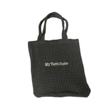 Maxbell Womens Beach Tote Bag Elegant Summer Underarm Bag for Outdoor Commuting Work Black