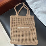 Maxbell Womens Beach Tote Bag Elegant Summer Underarm Bag for Outdoor Commuting Work Coffee