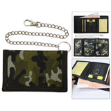 Maxbell Trifold Outdoor Sports Wallet Card Holder with Zipper for Children Men Teens Green