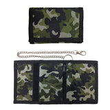 Maxbell Trifold Outdoor Sports Wallet Card Holder with Zipper for Children Men Teens Green