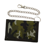 Maxbell Trifold Outdoor Sports Wallet Card Holder with Zipper for Children Men Teens Green