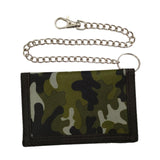 Maxbell Trifold Outdoor Sports Wallet Card Holder with Zipper for Children Men Teens Green