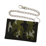 Maxbell Trifold Outdoor Sports Wallet Card Holder with Zipper for Children Men Teens Green