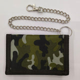 Maxbell Trifold Outdoor Sports Wallet Card Holder with Zipper for Children Men Teens Green