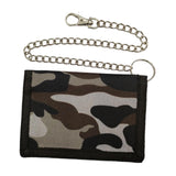 Maxbell Trifold Outdoor Sports Wallet Card Holder with Zipper for Children Men Teens Gray