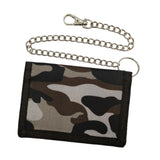 Maxbell Trifold Outdoor Sports Wallet Card Holder with Zipper for Children Men Teens Gray