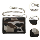 Maxbell Trifold Outdoor Sports Wallet Card Holder with Zipper for Children Men Teens Gray