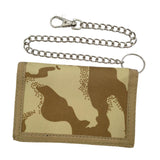 Maxbell Trifold Outdoor Sports Wallet Card Holder with Zipper for Children Men Teens Khaki