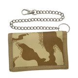 Maxbell Trifold Outdoor Sports Wallet Card Holder with Zipper for Children Men Teens Khaki