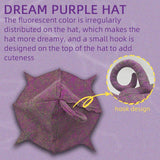Maxbell Halloween Witch Hat Witch Cosplay Accessory for Festival Masquerade Dress up