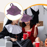 Maxbell Halloween Witch Hat Witch Cosplay Accessory for Festival Masquerade Dress up