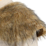 Maxbell Faux Fur Shoulder Armor Cape Men Wrap for Men Medieval Knight Shoulder Shrug
