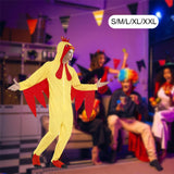 Maxbell Chicken Costume Adult Cute Cosplay for Masquerade Carnival Stage Performance S