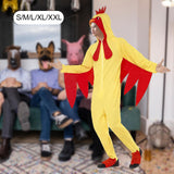 Maxbell Chicken Costume Adult Cute Cosplay for Masquerade Carnival Stage Performance S
