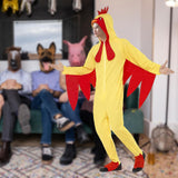 Maxbell Chicken Costume Adult Cute Cosplay for Masquerade Carnival Stage Performance XL