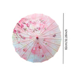 Maxbell Oriental Parasol Chinese Japanese Oil Paper Umbrella for Photo Prop Costumes A