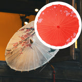Maxbell Oriental Parasol Chinese Japanese Oil Paper Umbrella for Photo Prop Costumes C