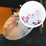 Maxbell Oriental Parasol Chinese Japanese Oil Paper Umbrella for Photo Prop Costumes D